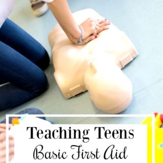 A Year of Teaching Teens Life Skills: Teach Teens Basic First Aid Skills