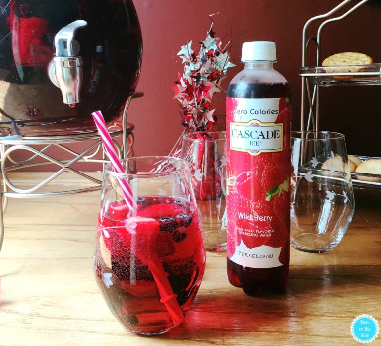 Red White and Blueberry Punch with Moscato Perfect Summer Cocktail