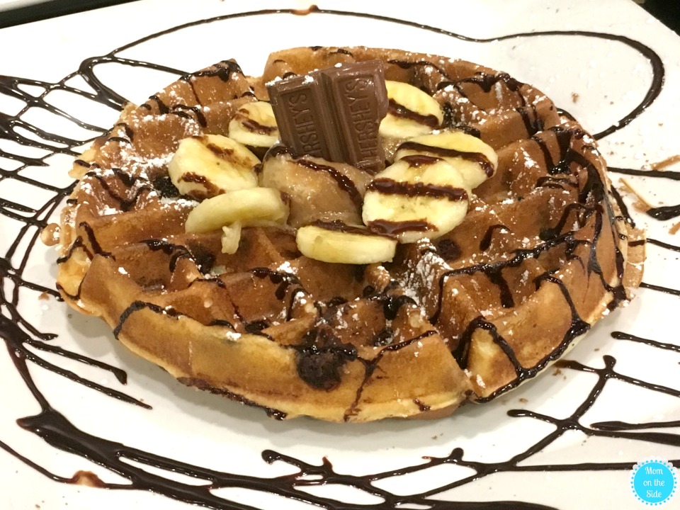 Funky Monkey Waffle at Waffles INCaffeinated in Pittsburgh