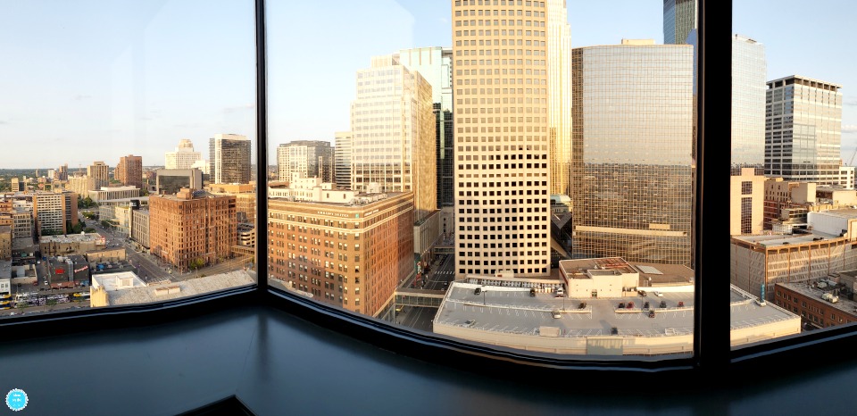 Minneapolis Skyline View from Loews Hotels Minneapolis