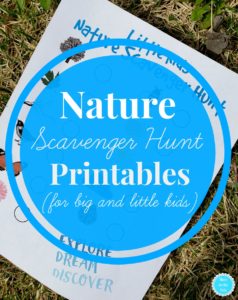 Earth Day Scavenger Hunt - Free Printable with 11 Fun Items!