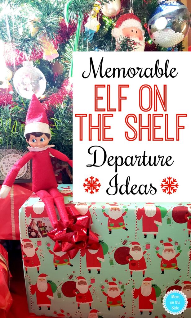 elf on the shelf departure ideas for kids