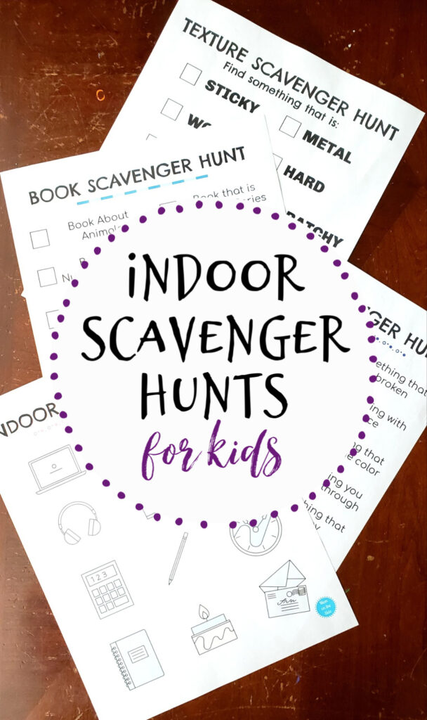 indoor scavenger hunts free printables 