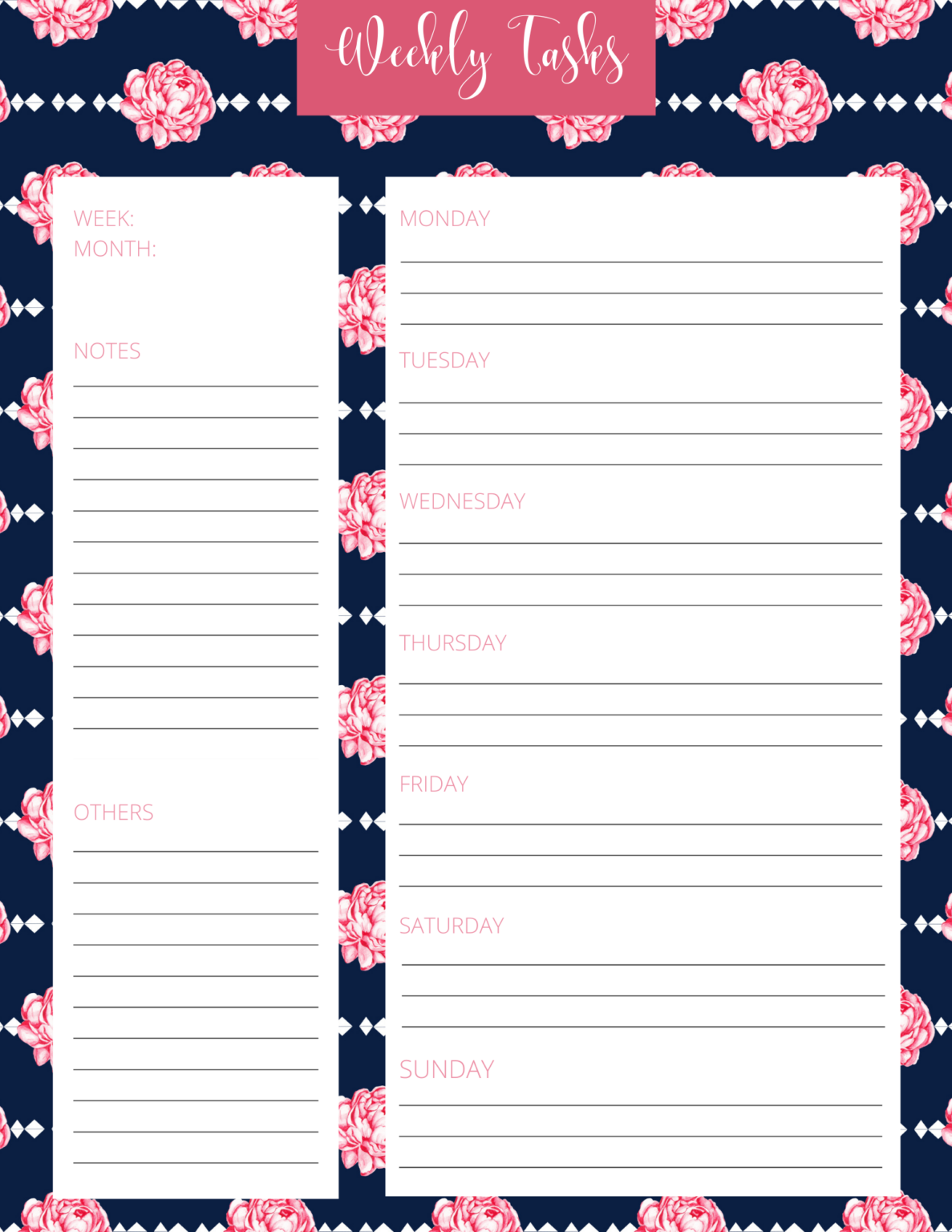 Printable 2021 Planner Free Printable To Keep You Organized