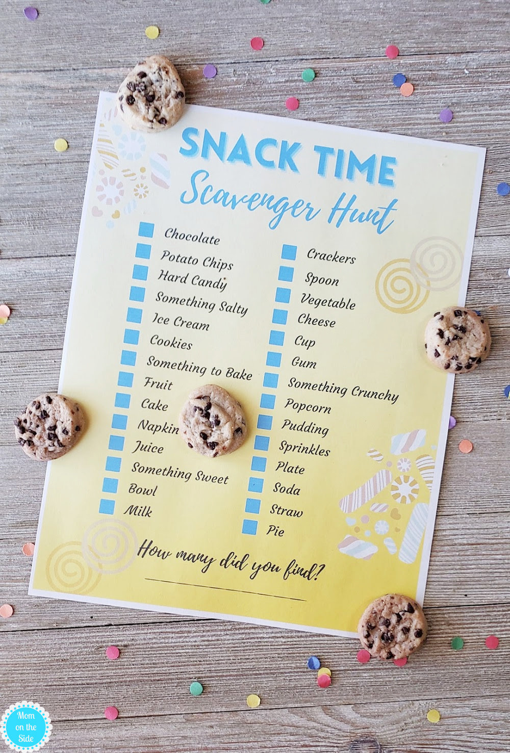 Snack Time Scavenger Hunt + Snacky Hour Sweepstakes