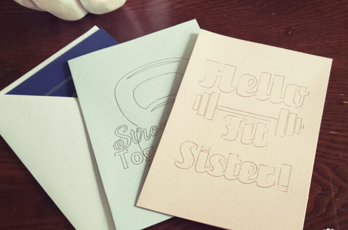 foil transfer cards cricut joy