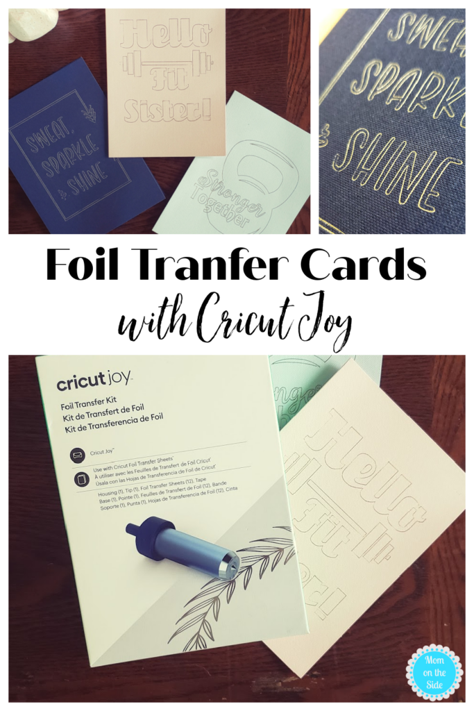 foil transfer cards fitness theme