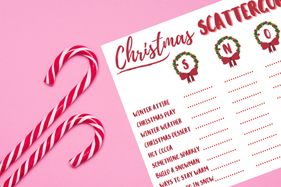 christmas themed scattergories 