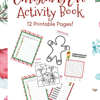 free christmas eve activity book