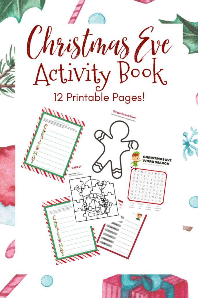 free christmas eve activity book