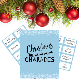 printable christmas charades list