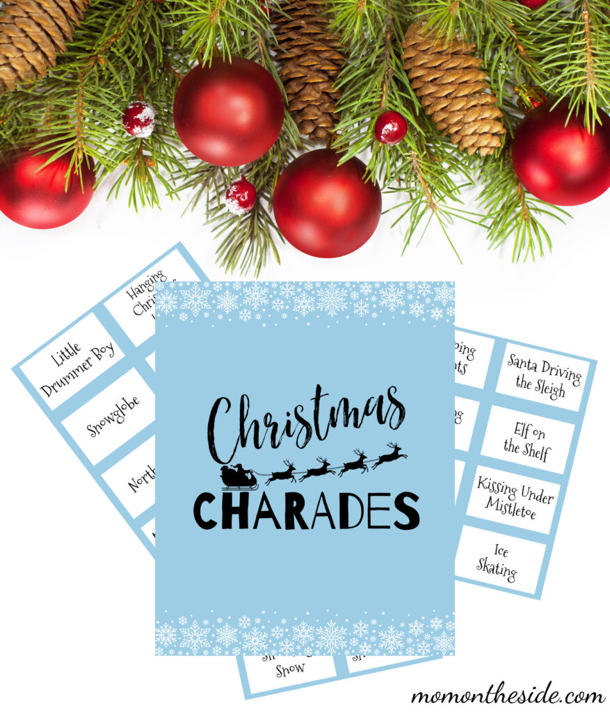 printable christmas charades list