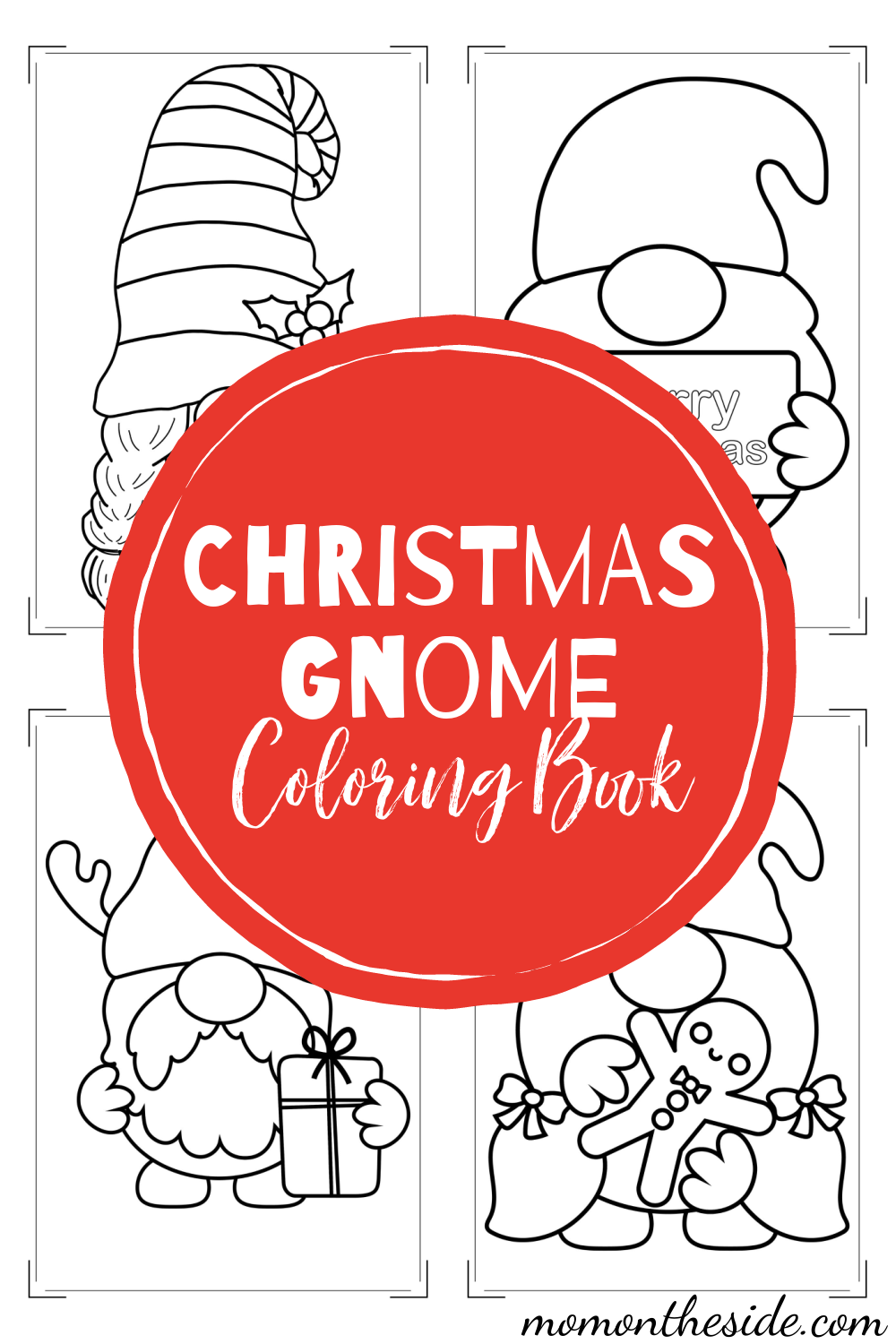 Gnomes Stickers. Christmas Stickers. Stickers Printable PNG