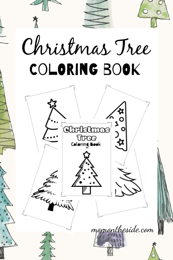 free christmas tree coloring book printable 