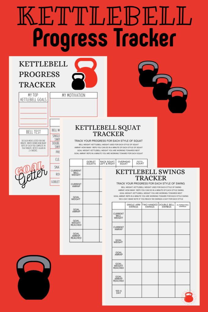 kettlebell progress tracker printables