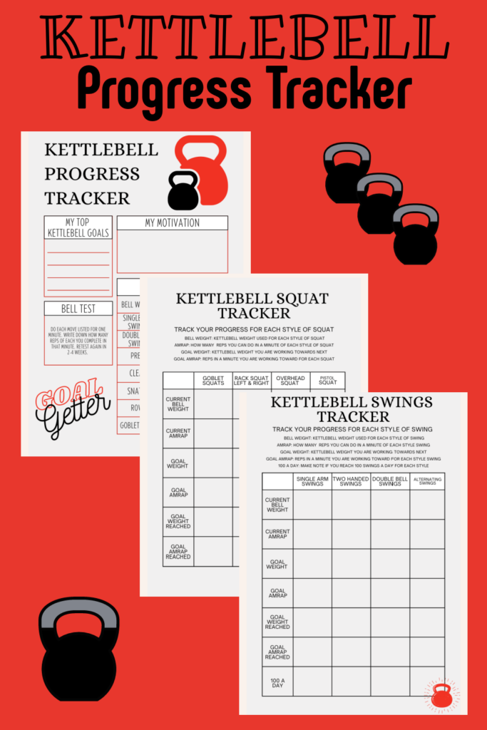 kettlebell progress tracker printables 