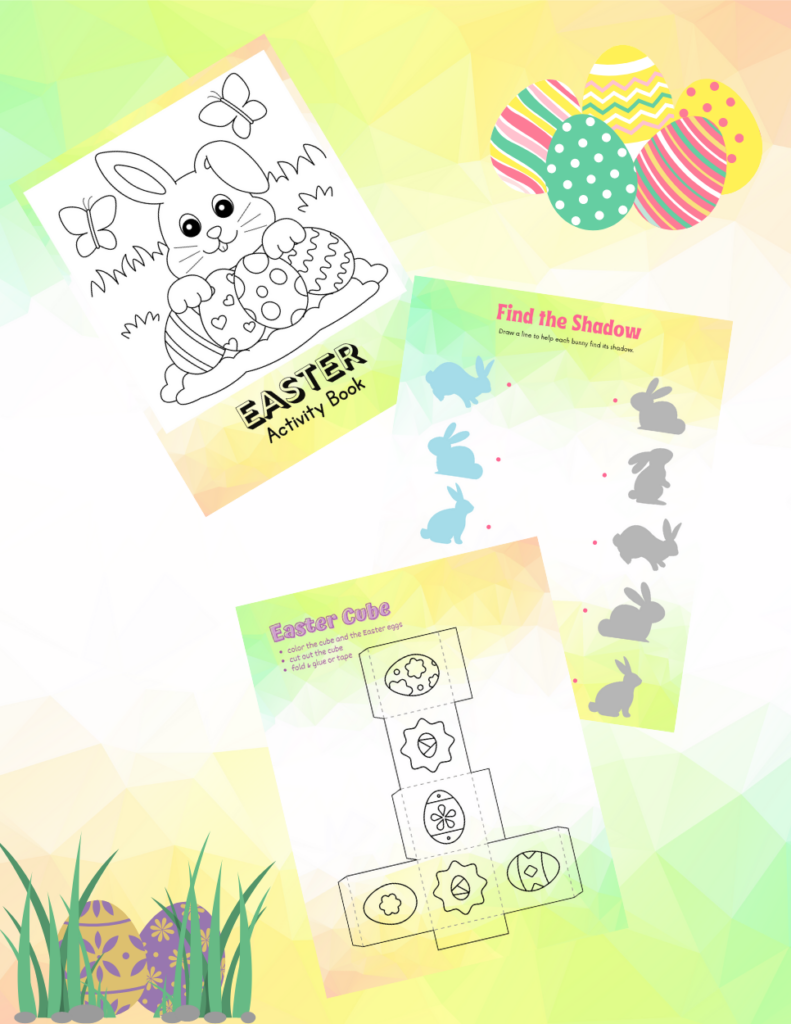 frree easter activity book 