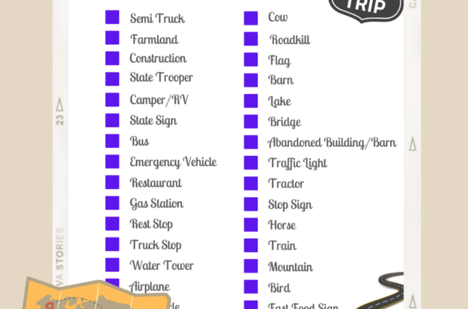 road trip scavenger hunt clues