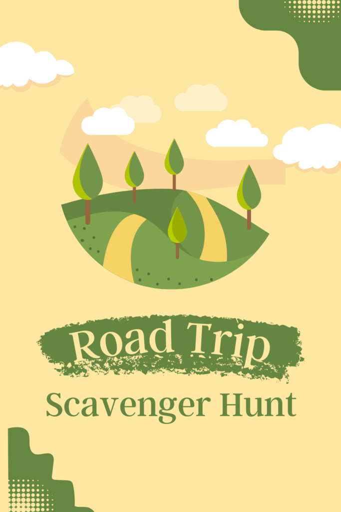 printable road trip scavenger hunt 