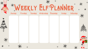 4 Free Elf on the Shelf Ideas Calendar Prinables