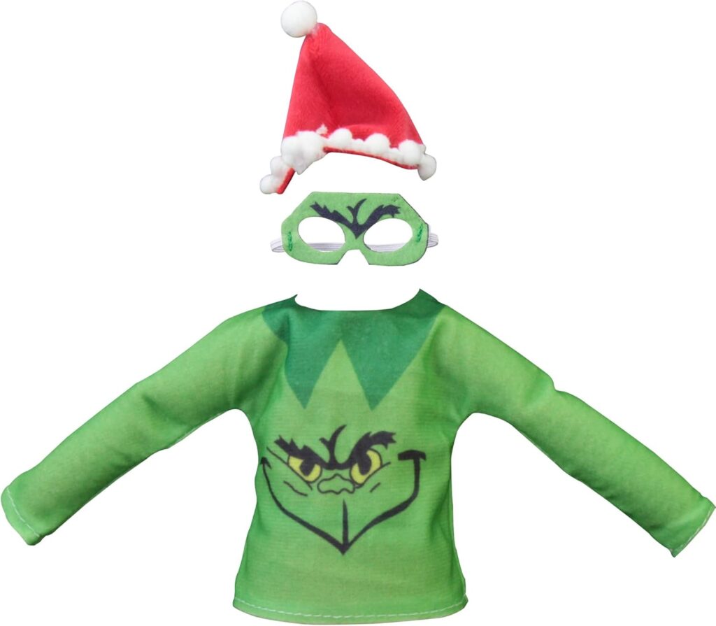 elf on the shelf grinch costume 
