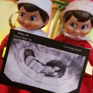 elf on the shelf baby ideas - free printable ultrasound photo