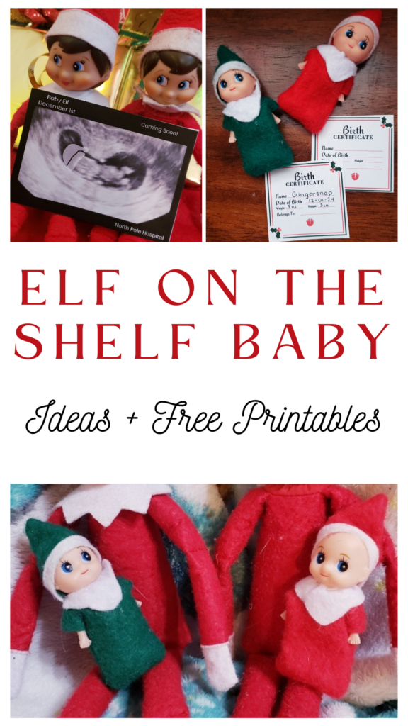 free elf on the shelf baby ideas for 2024